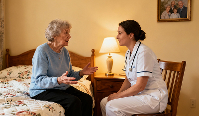 Нанять сиделку с проживанией для пожилого человека