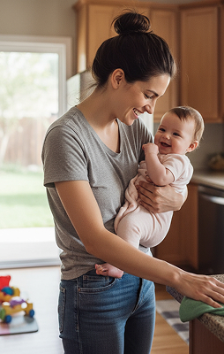 Няня добработница